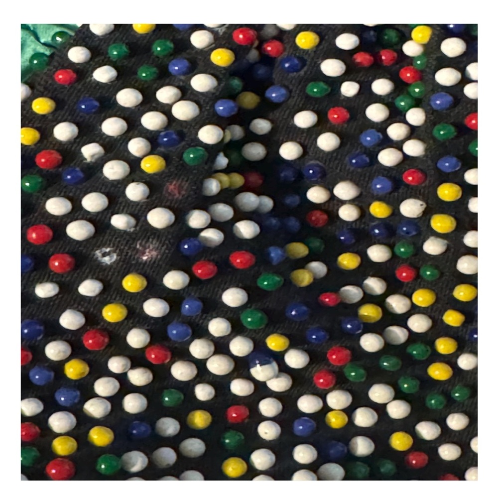 vintage candy dot bubble bead purse with matching coin purse - Picture 10 of 10